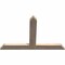 Ekena Millwork Portland Smooth Timber Gable Bracket, Douglas Fir, 36"W x 24"H x 1 1/2"D x 3 1/2"F, 16/12 Pitch GBW036X24X0204POR00SDF - alternate 3